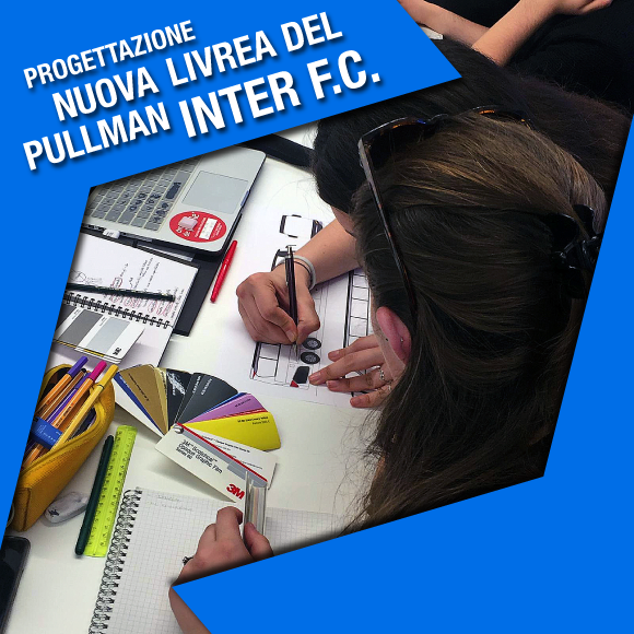 Concorso per la progettazione nuova livrea del pullman Inter Calcio - Salesiani Milano
