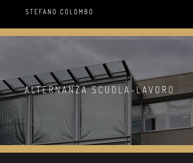 Stefano Colombo - Progettazioni Alternanza Scuola Lavoro - Salesiani Milano