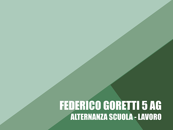 Federico Goretti - Progettazioni Alternanza Scuola Lavoro - Salesiani Milano