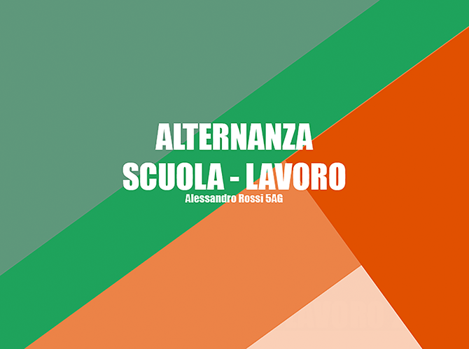 Alessandro Rossi - Progettazioni Alternanza Scuola Lavoro - Salesiani Milano