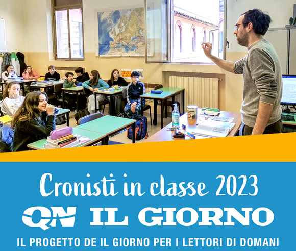 Cronisti in classe QN IL GIORNO 2023 - Salesiani Milano