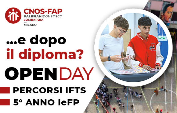 Open Day 5 anno Formazione Professionale e corsi IFTS - Salesiani Milano