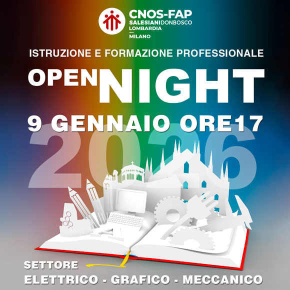 Open Day 2026 Formazione Professionale Cnos Fap - Salesiani Milano