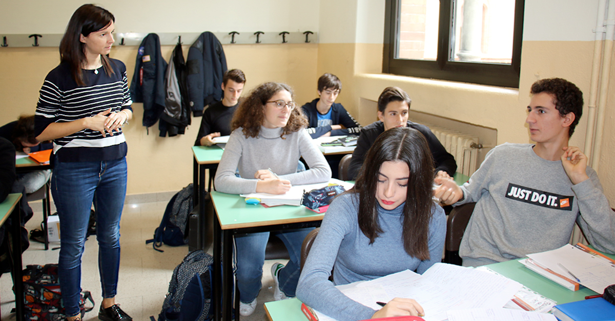 Elena Caselli docente all'Istituto Salesiano S. Ambrogio Milano