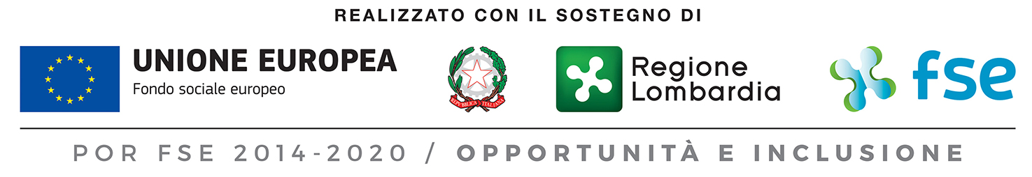 Unione Europea - Regione Lombardia - Fondo Sociale Europeo - Salesiani Milano