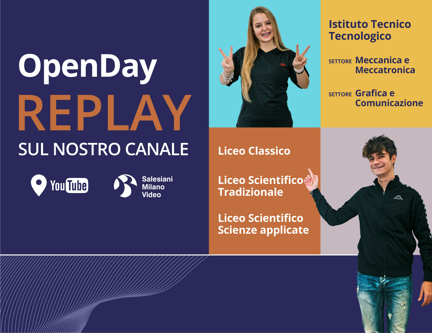 Open Day Scuole Superiori su Youtube - Salesiani Milano