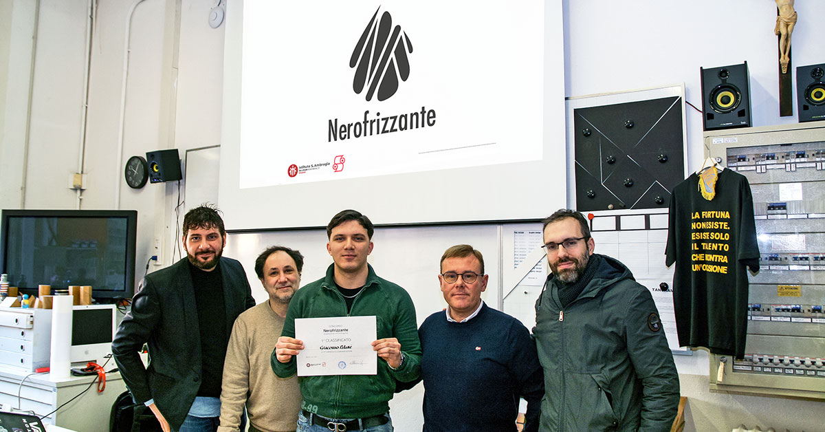 Giacomo Patanè vincitore concorso Nerofrizzante - Salesiani Milano