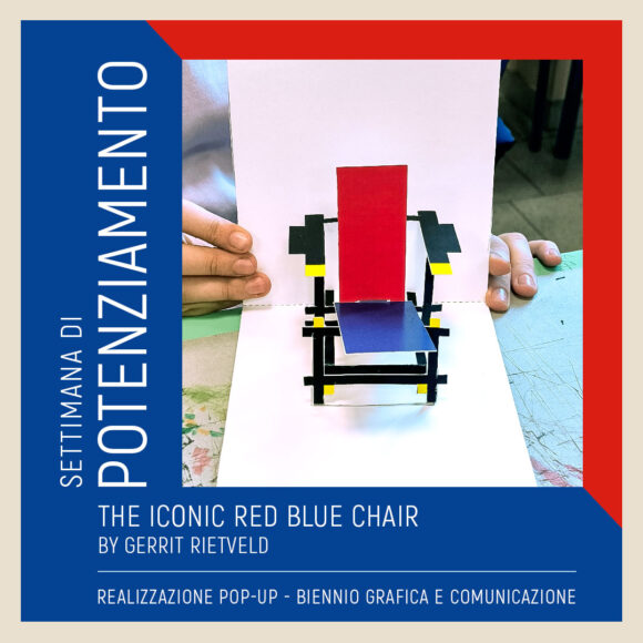 Iconic Red Blue Chair - Salesiani Milano